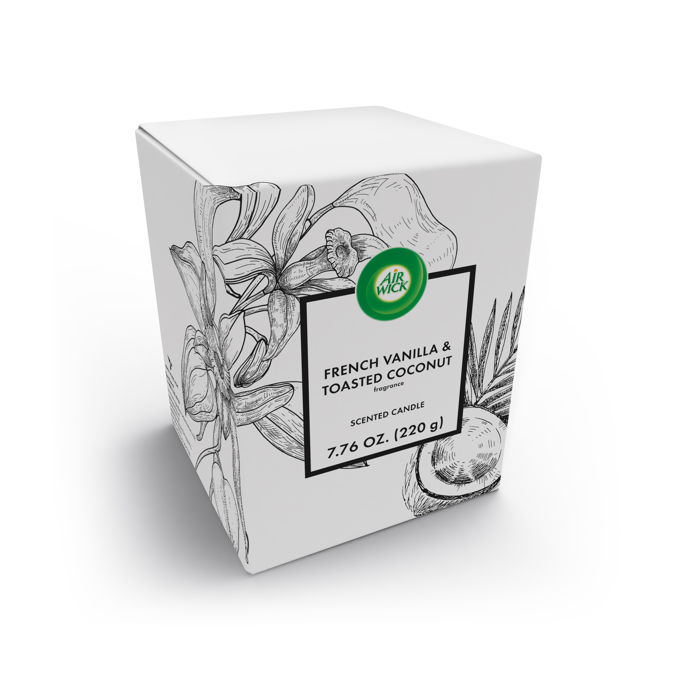 AIR WICK® Candle - French Vanilla & Toasted Coconut  (Discontinued)